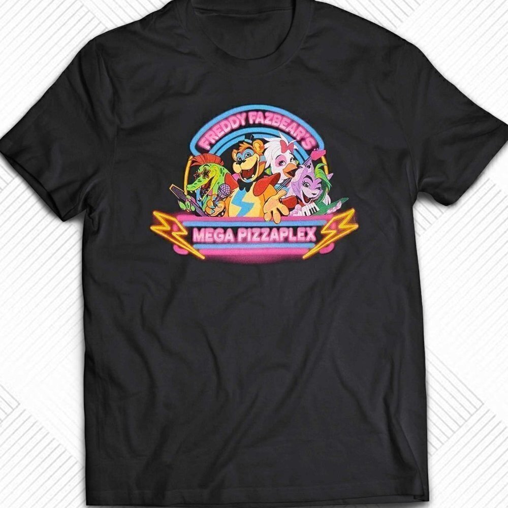 FNAF Freddy Fazbears Mega Pizzaplex Gaming Fan Unisex T-Shirt